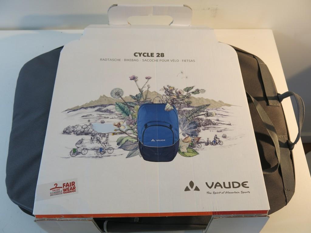 Vaude Cycle 28 II fietstas en rugzak in één nieuw ongebruikt, Fietsen en Brommers, Fietsaccessoires | Fietstassen, Ophalen of Verzenden
