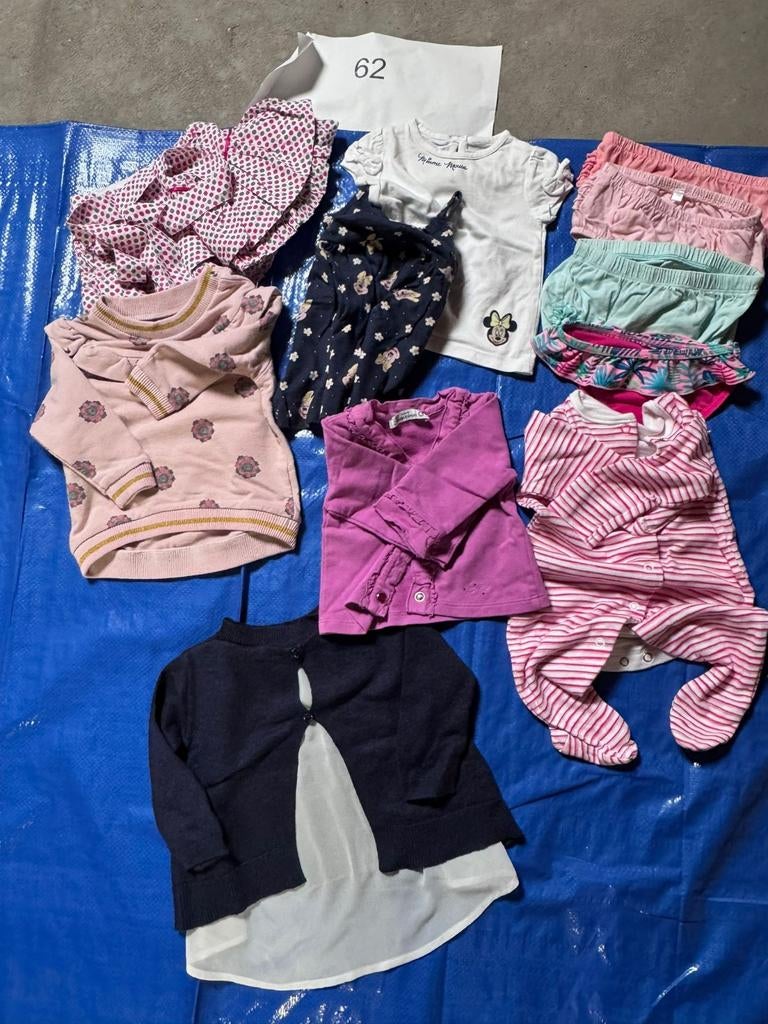 Baby kledij meisje maat 62, Ophalen