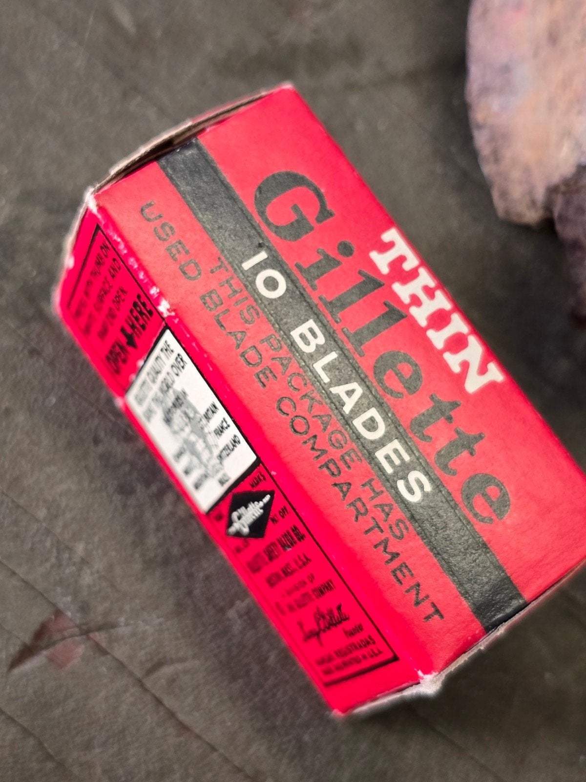 WWI US Gillette 10 blades large box, Ophalen of Verzenden