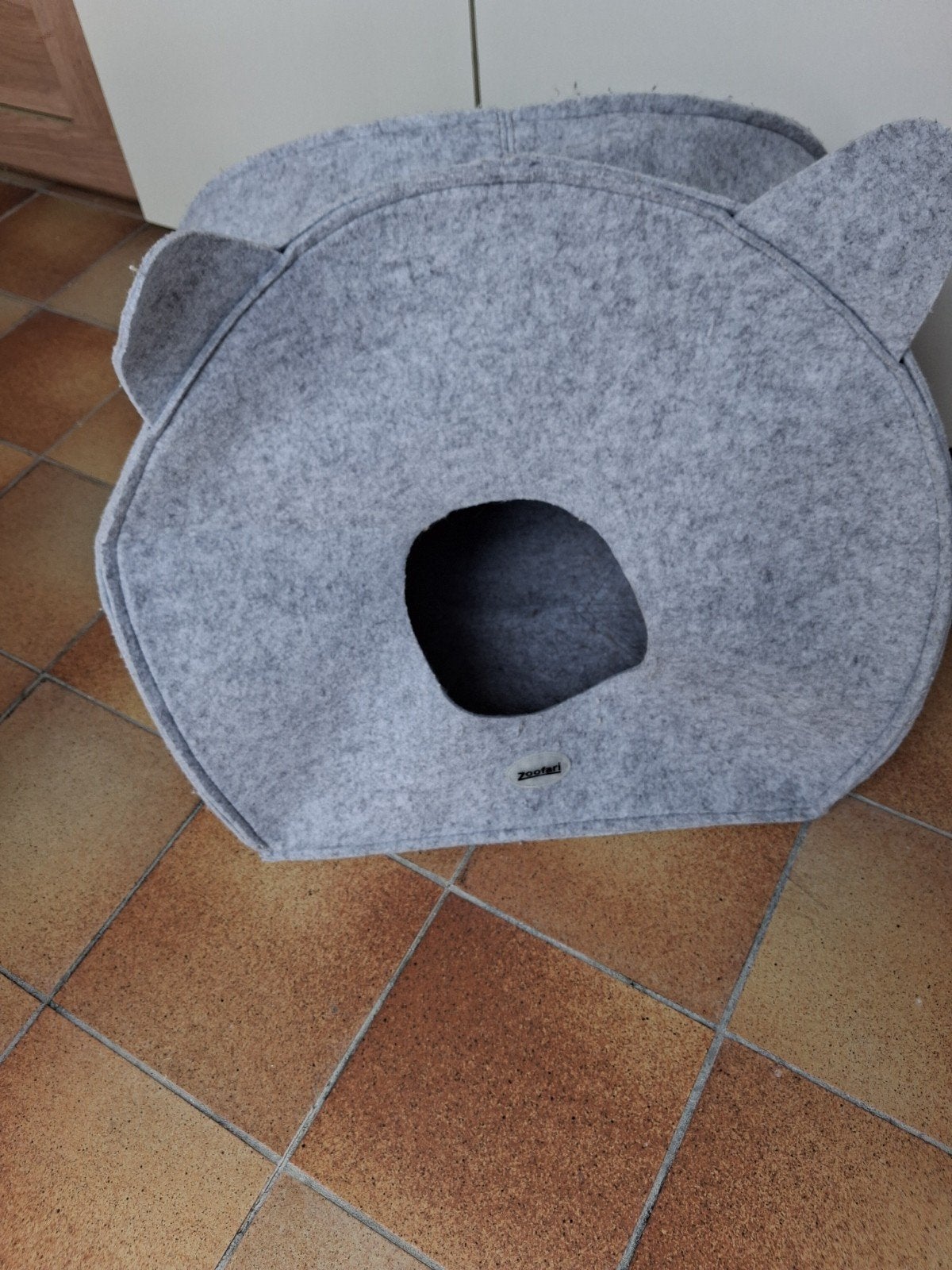 panier a chat gris, Enlèvement, Utilisé