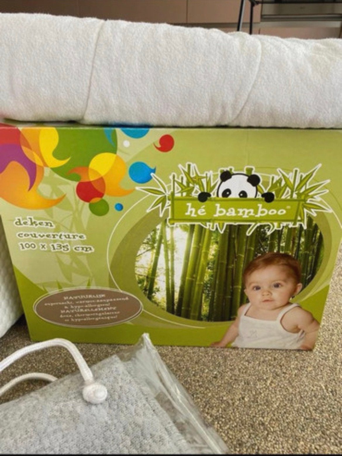 Bamboo dekbed, Kinderen en Baby's, Ophalen, Zo goed als nieuw