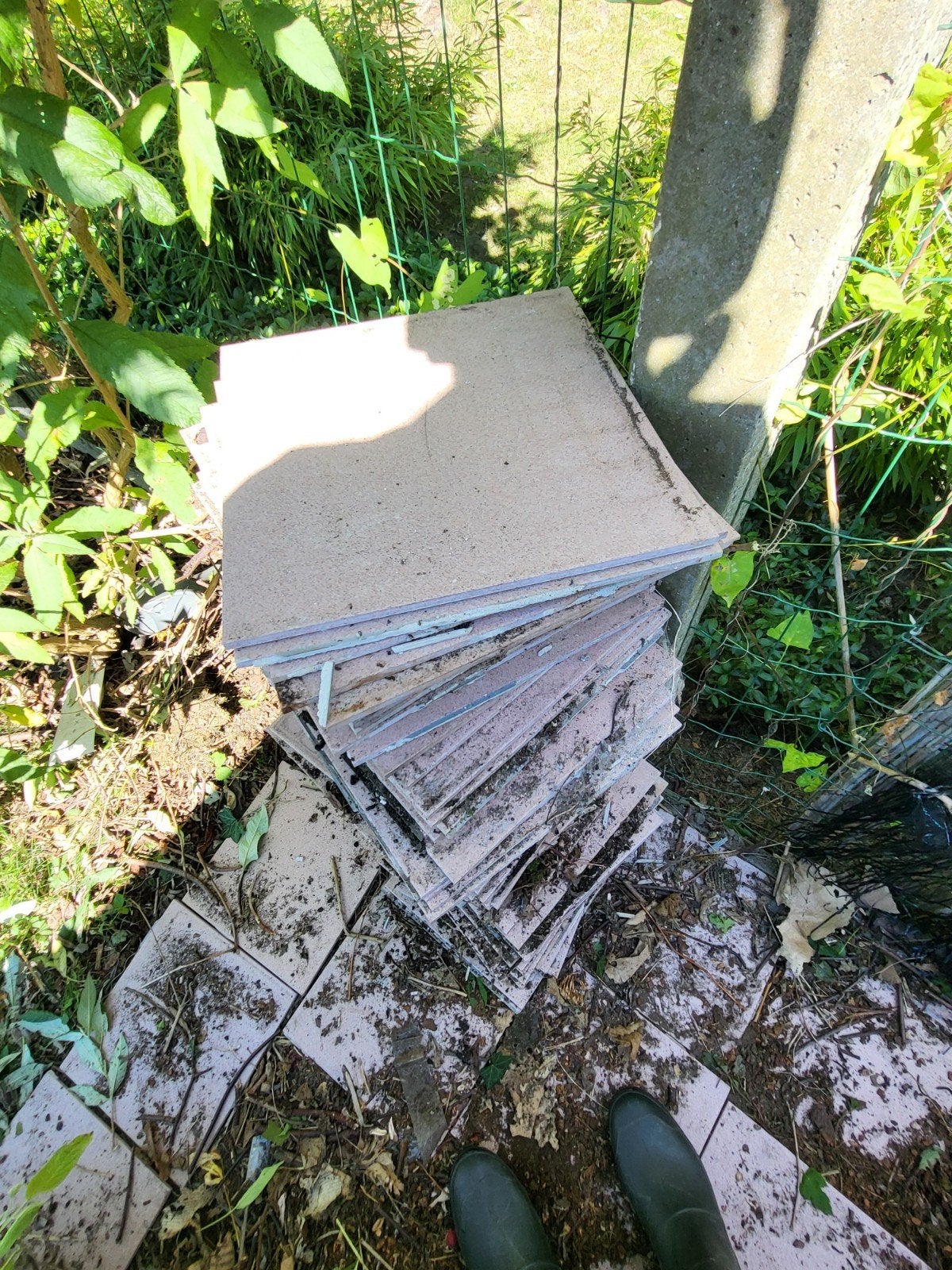 Gratis tegels. 100 ongeveer., Ophalen