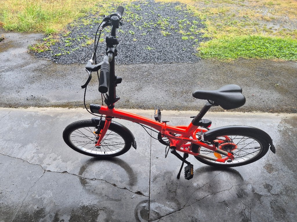 Velo pliant BTWIN 500, Vélos & Vélomoteurs, Autres marques, Vitesses, 18 à 20 pouces, Comme neuf
