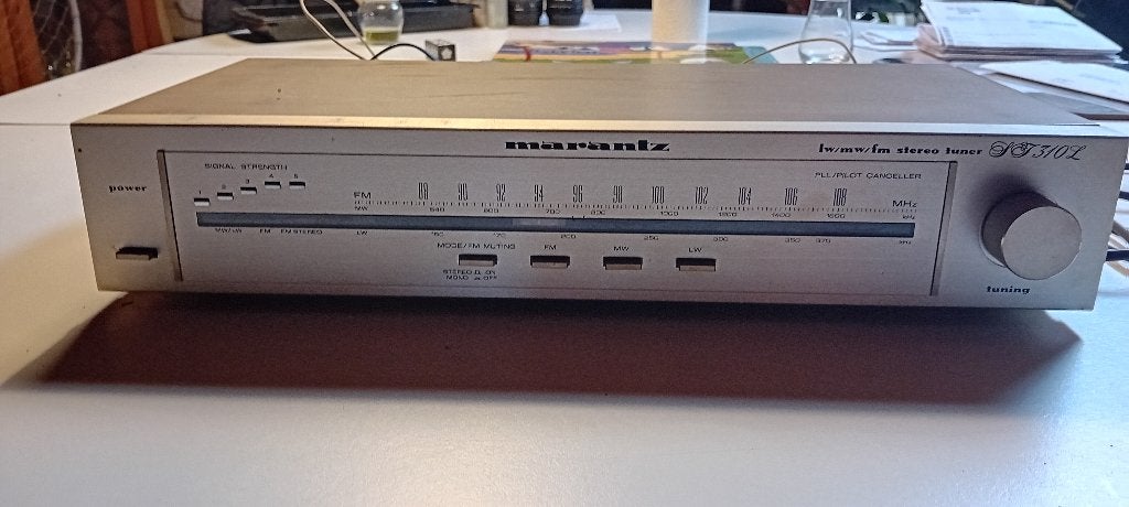 Tuner Hi-Fi vintage Marantz ST310L – Made in Belgium, TV, Hi-fi & Vidéo, Enlèvement ou Envoi, Utilisé, Autres marques