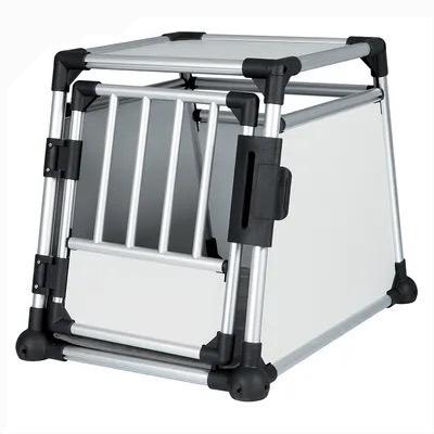 Trixie Hondenbench Aluminium - Lichtgrijs, Dieren en Toebehoren, Hondenbenches, Ophalen, Zo goed als nieuw