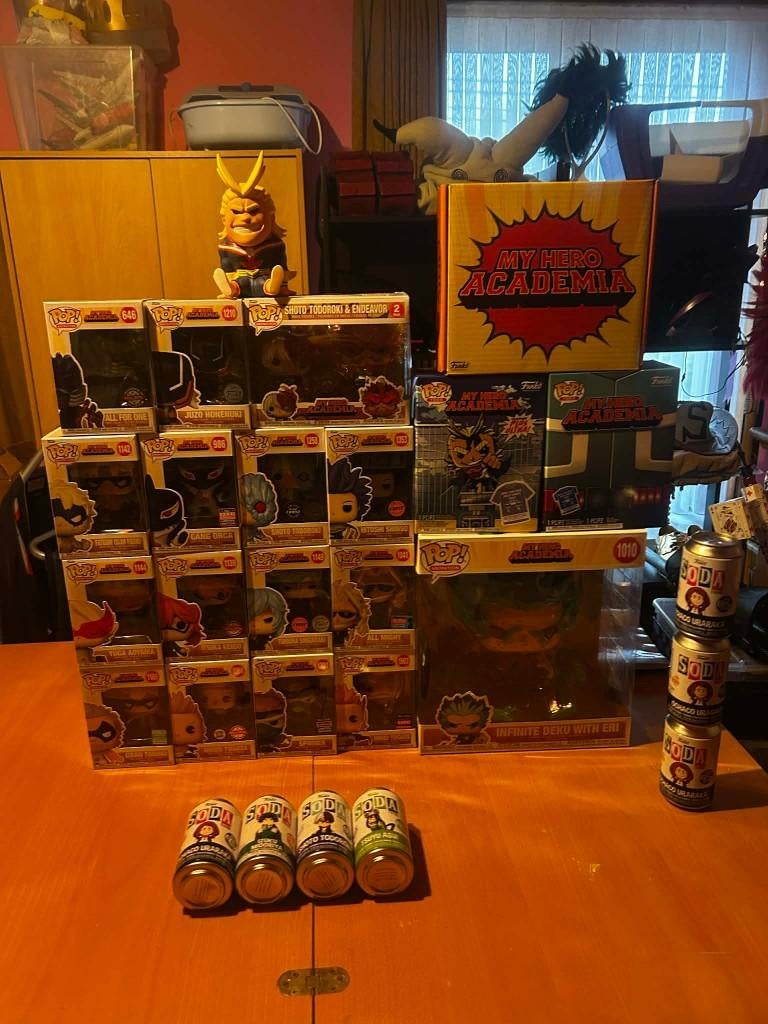 Lot funko's my hero academia, Enlèvement, Comme neuf
