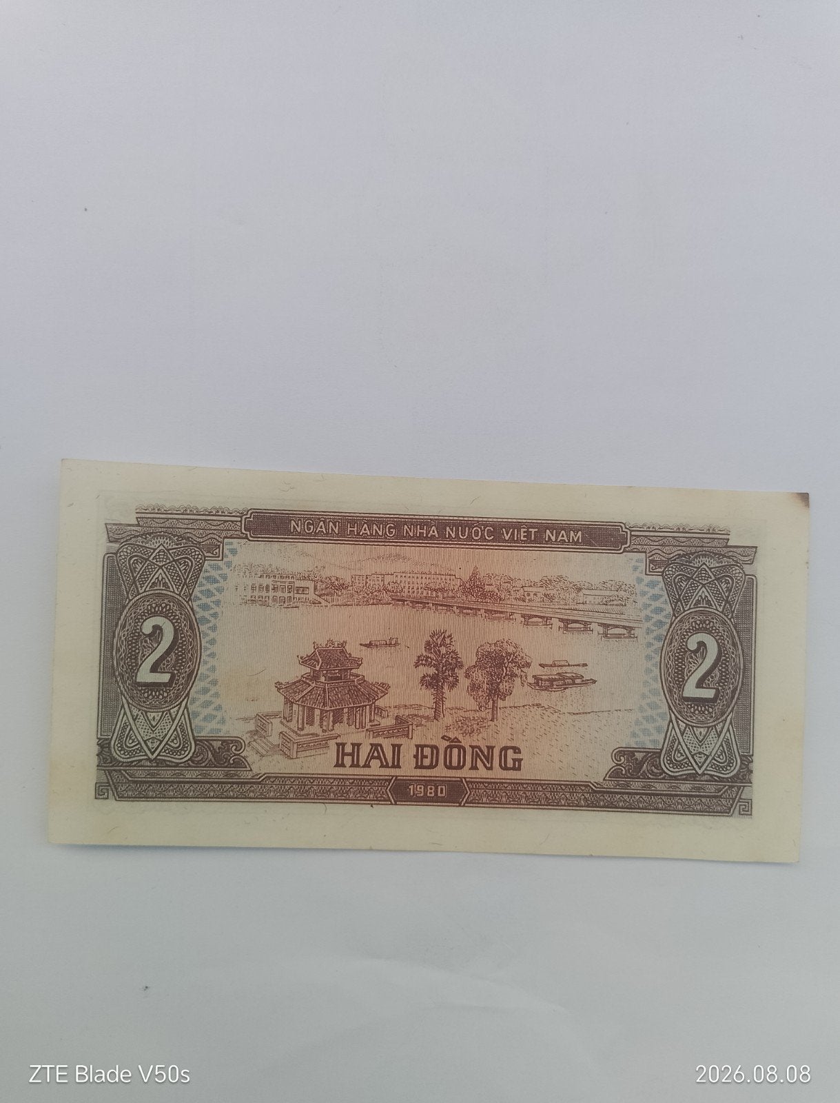 billet vietnamien « Billet de 2 dong », Enlèvement ou Envoi