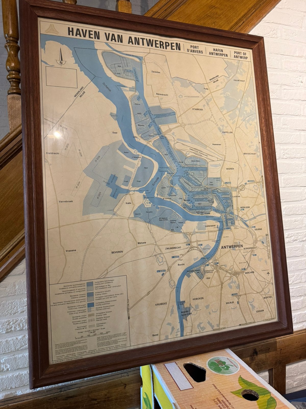 Haven van Antwerpen, Antiek en Kunst, Antiek | Schoolplaten, Ophalen, Stad- en Dorpsgezichten
