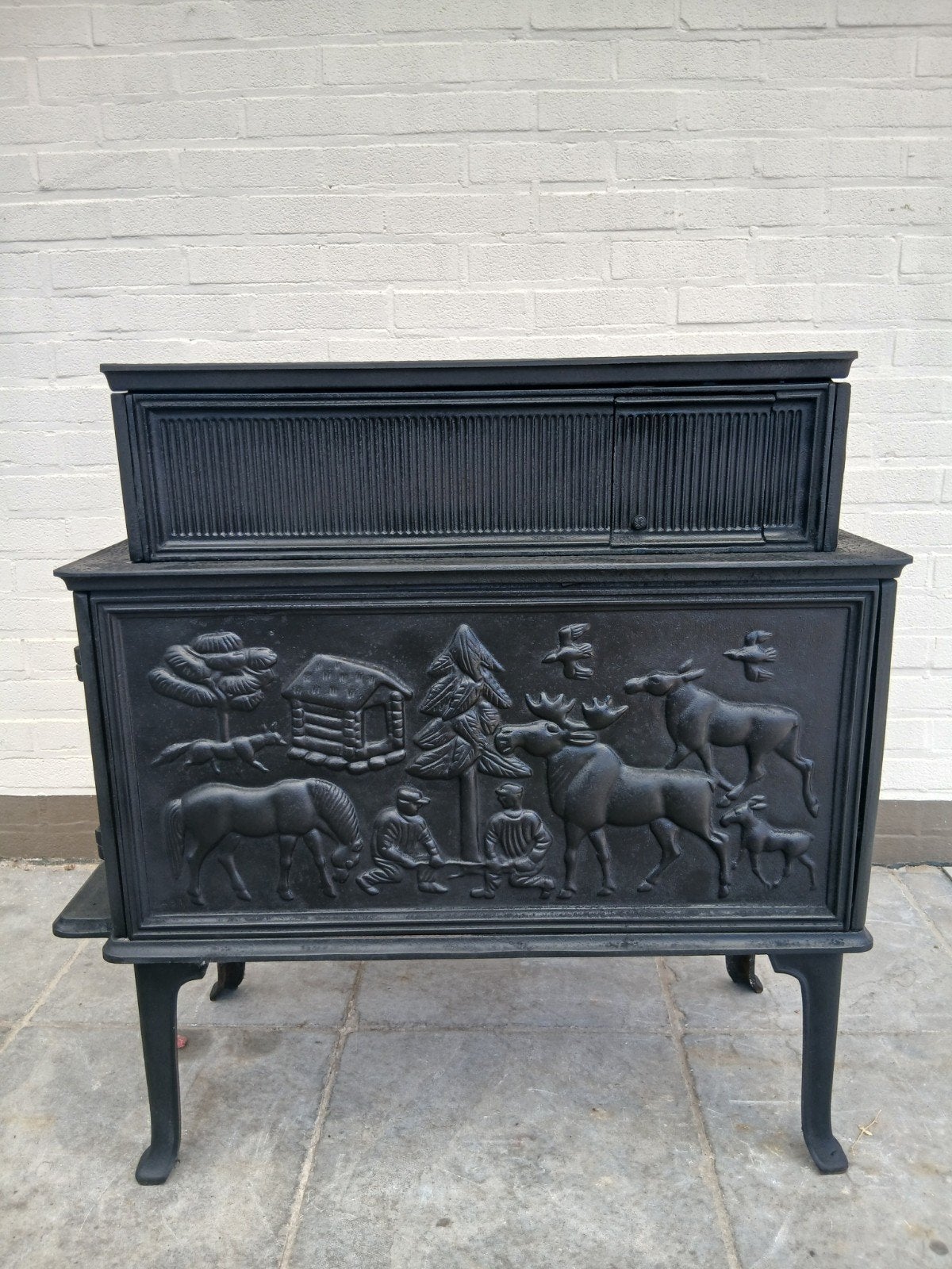 Prachtige houtkachel jotul 118, Huis en Inrichting, Kachels, Ophalen, Hout, Houtkachel