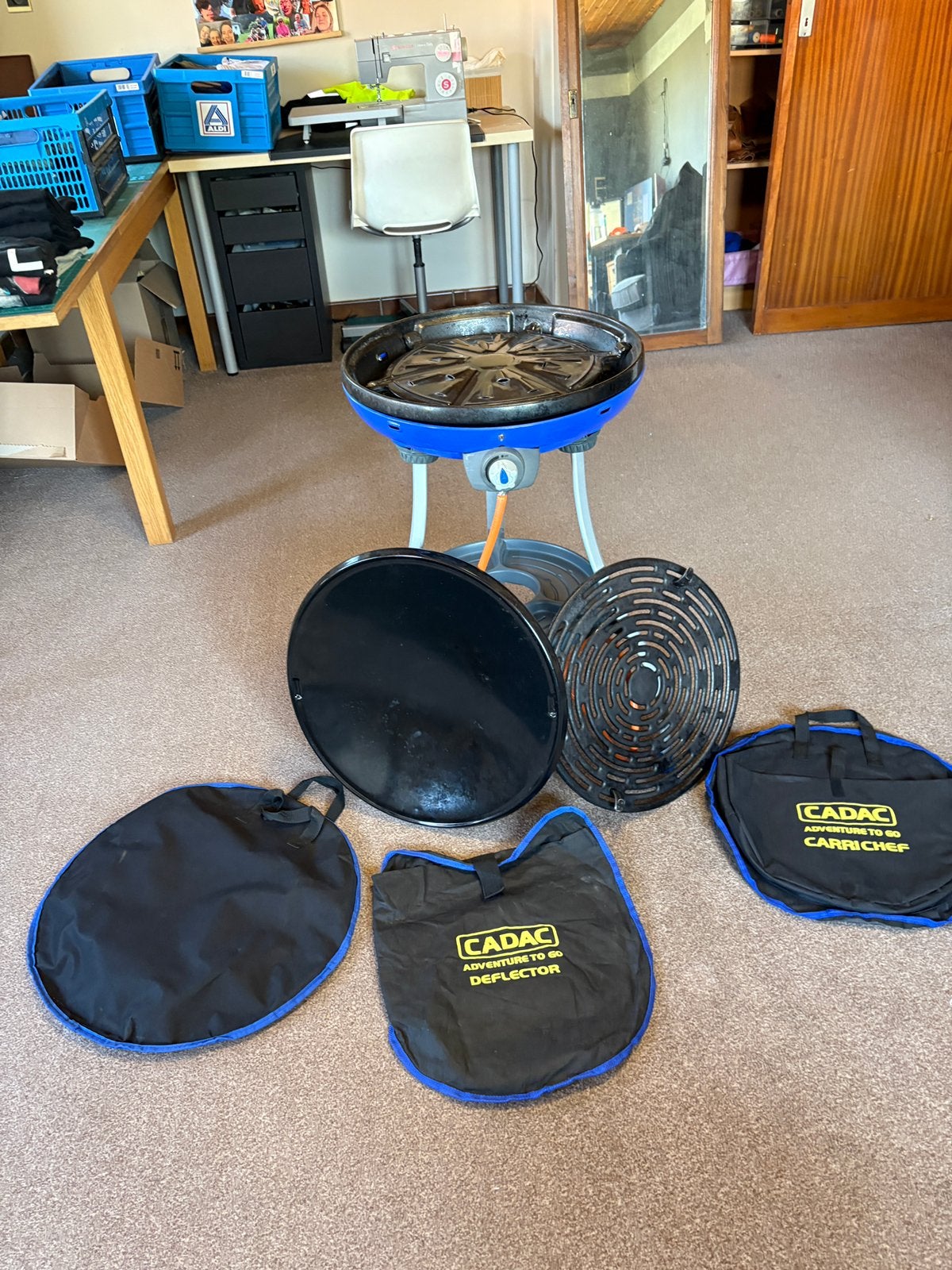Cadac carri BBQ chef, Ophalen, Gebruikt
