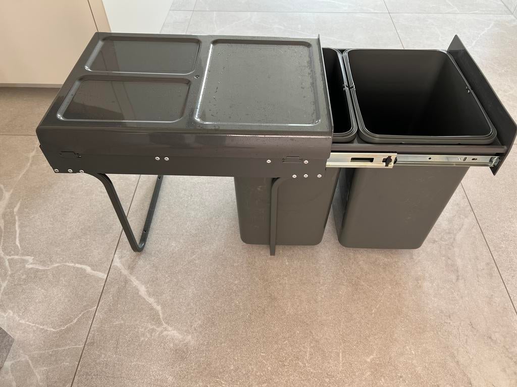 Inbouw vuilnisbak 40l, 30 tot 40 liter, Ophalen, Nieuw, Kunststof