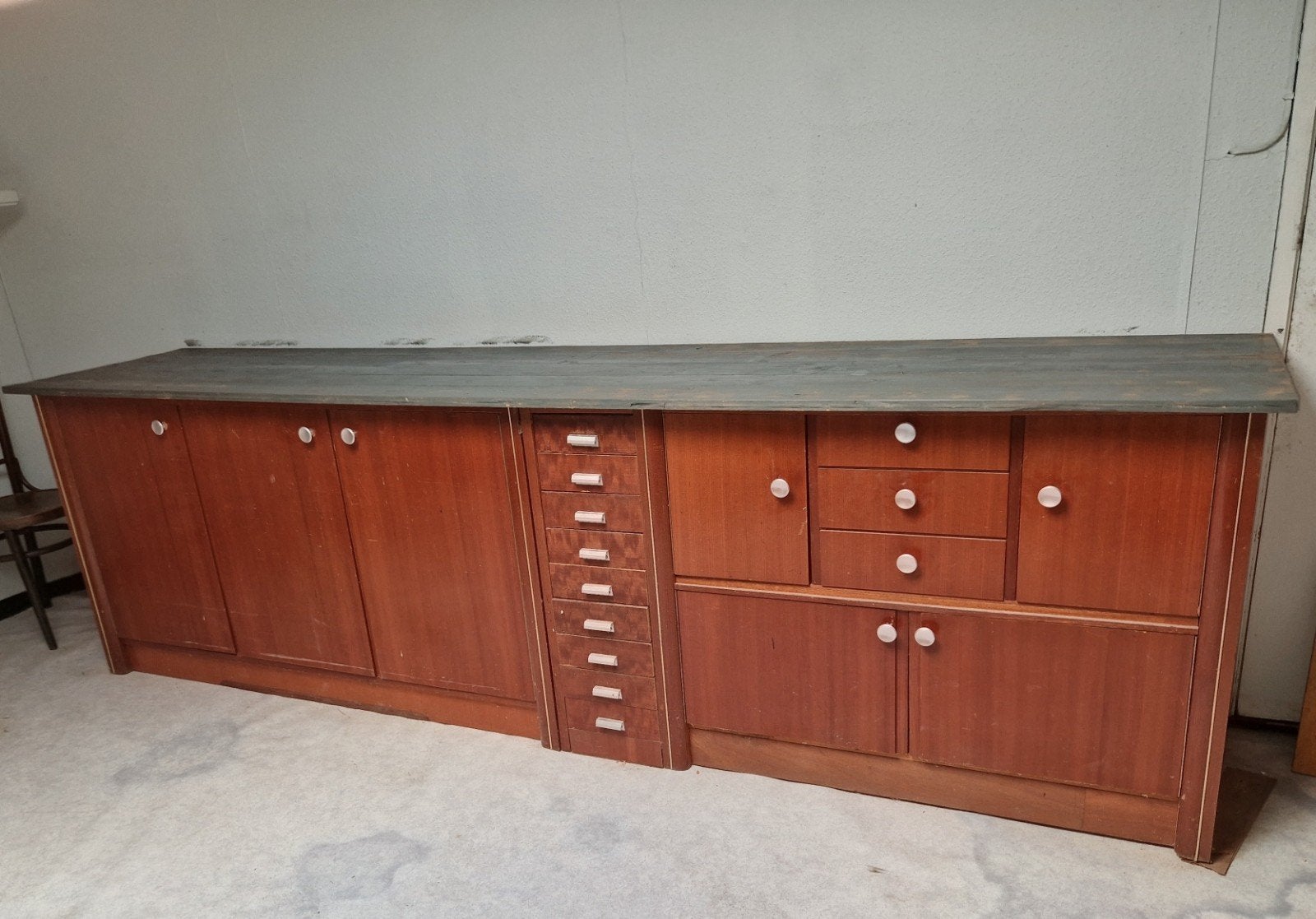 Vintage ladekast werkbank, Ophalen