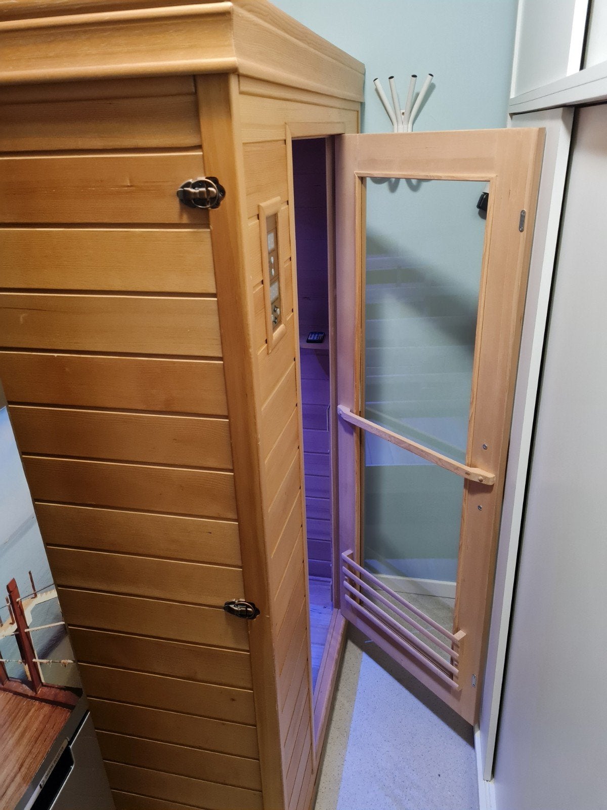 Infrarood cabine, Ophalen, Zo goed als nieuw, Infrarood, Complete sauna