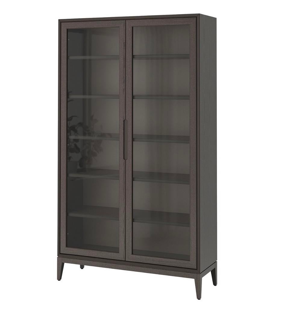 Ikea vitrine REGISSÖR brun, Maison & Meubles, Enlèvement, Comme neuf