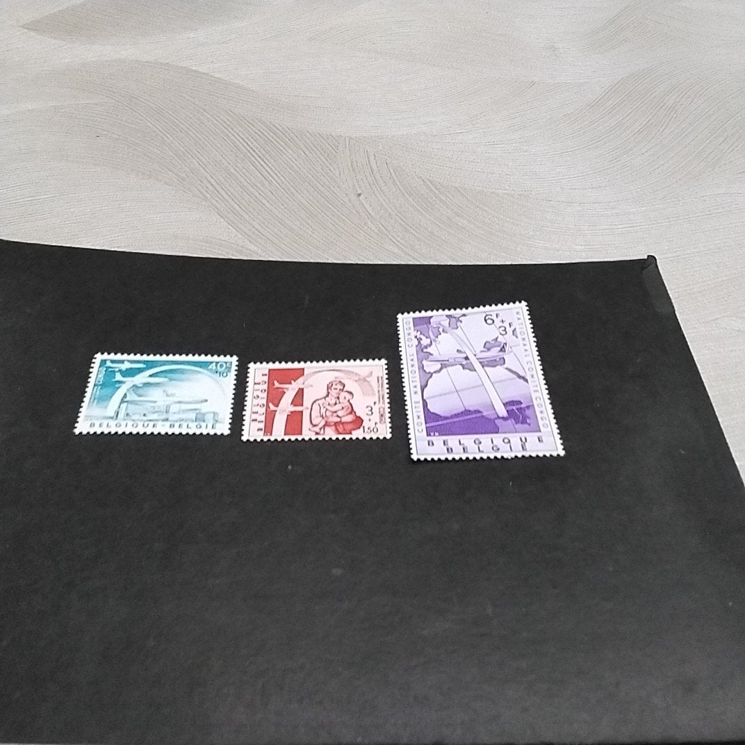 BELGIE 1147/1149 scharnier met cote 5,50 €, Ophalen of Verzenden