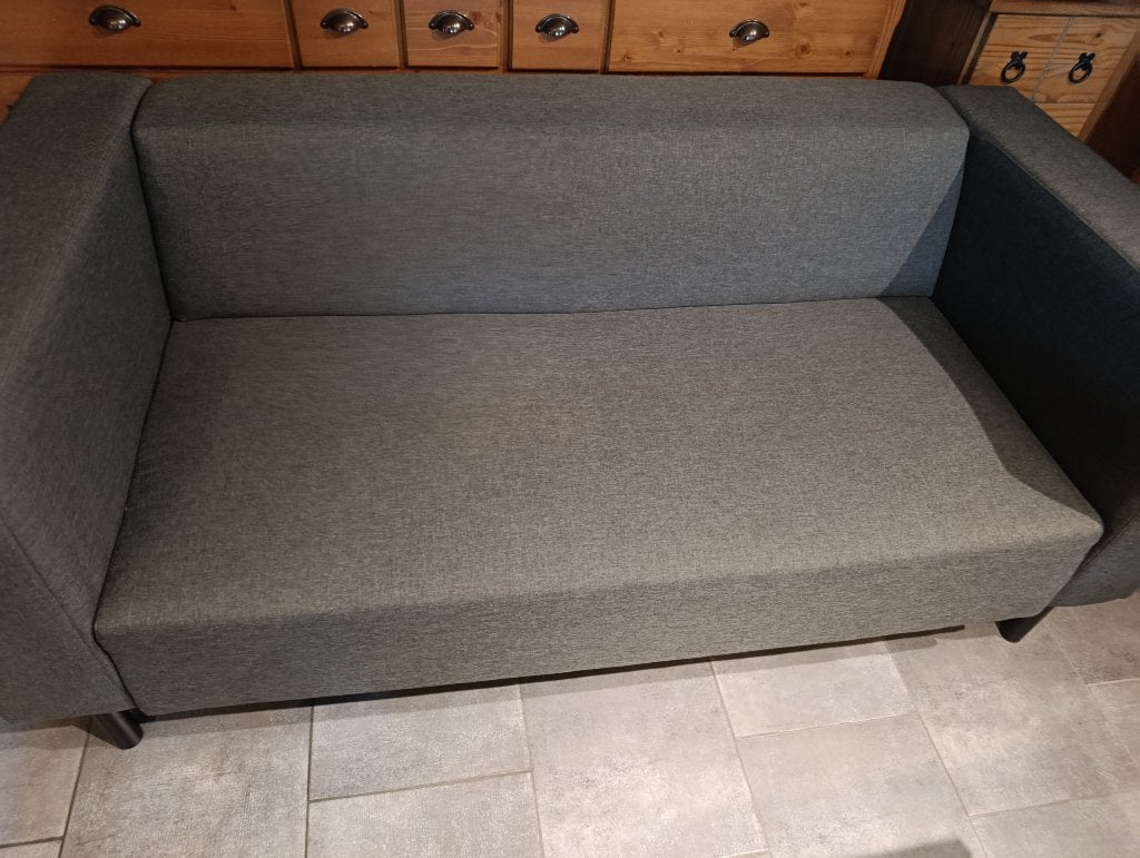 Canapé JYSK 2 places, Maison & Meubles, 75 à 100 cm, Bois, Enlèvement, Utilisé