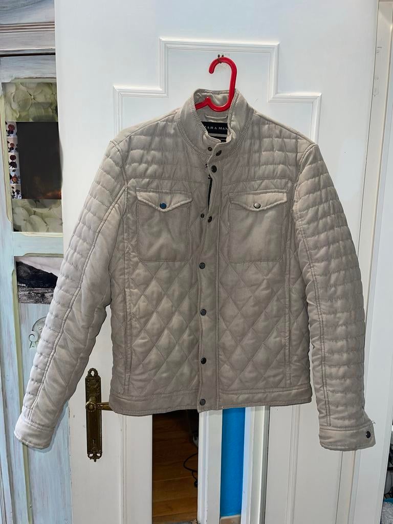 Magnifique veste Zara Man, mi-saison, Vêtements | Hommes, Enlèvement ou Envoi, Comme neuf, Taille 48/50 (M), Beige