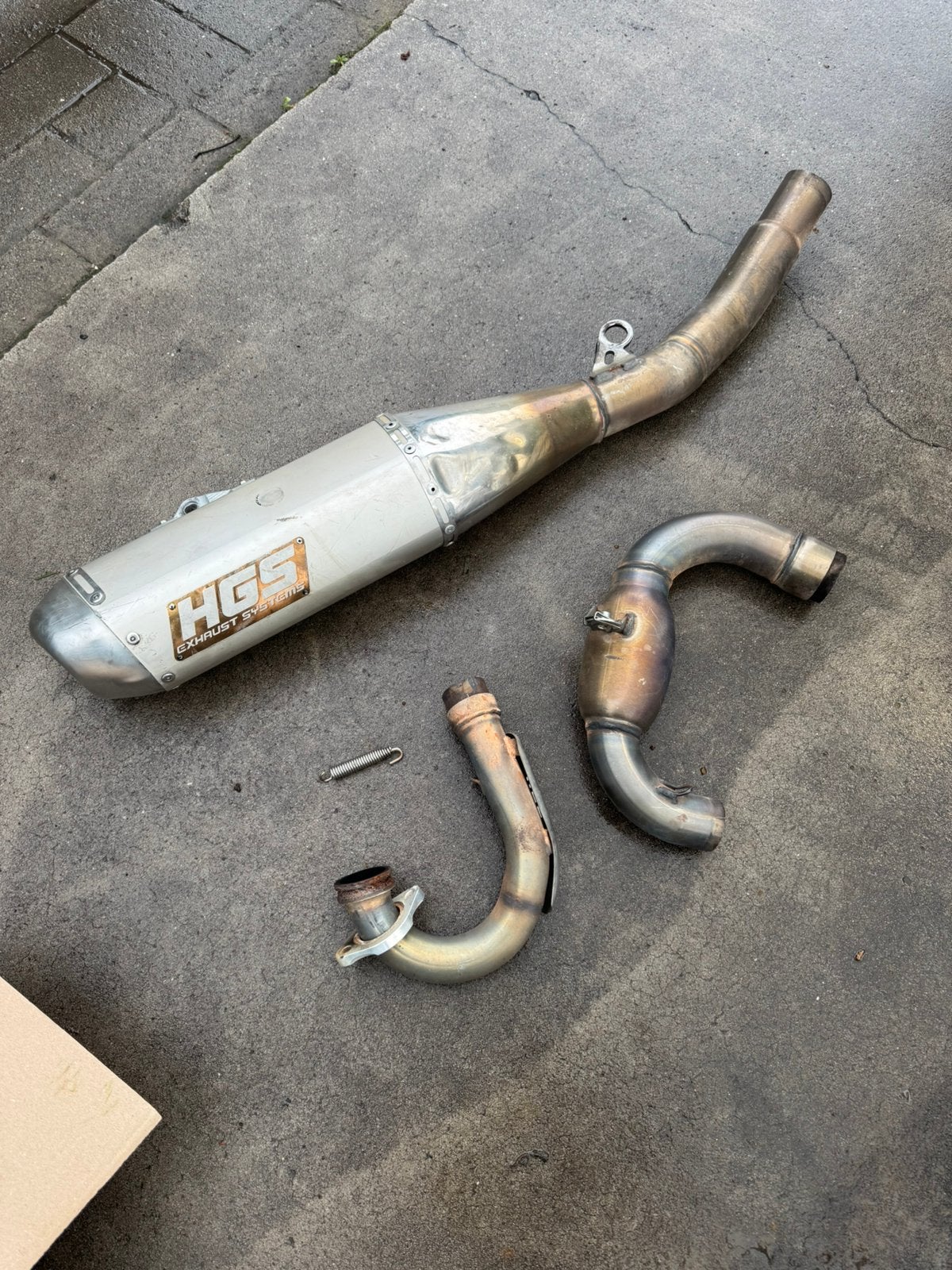 Hgs uitlaat yamaha, Ophalen, Zo goed als nieuw