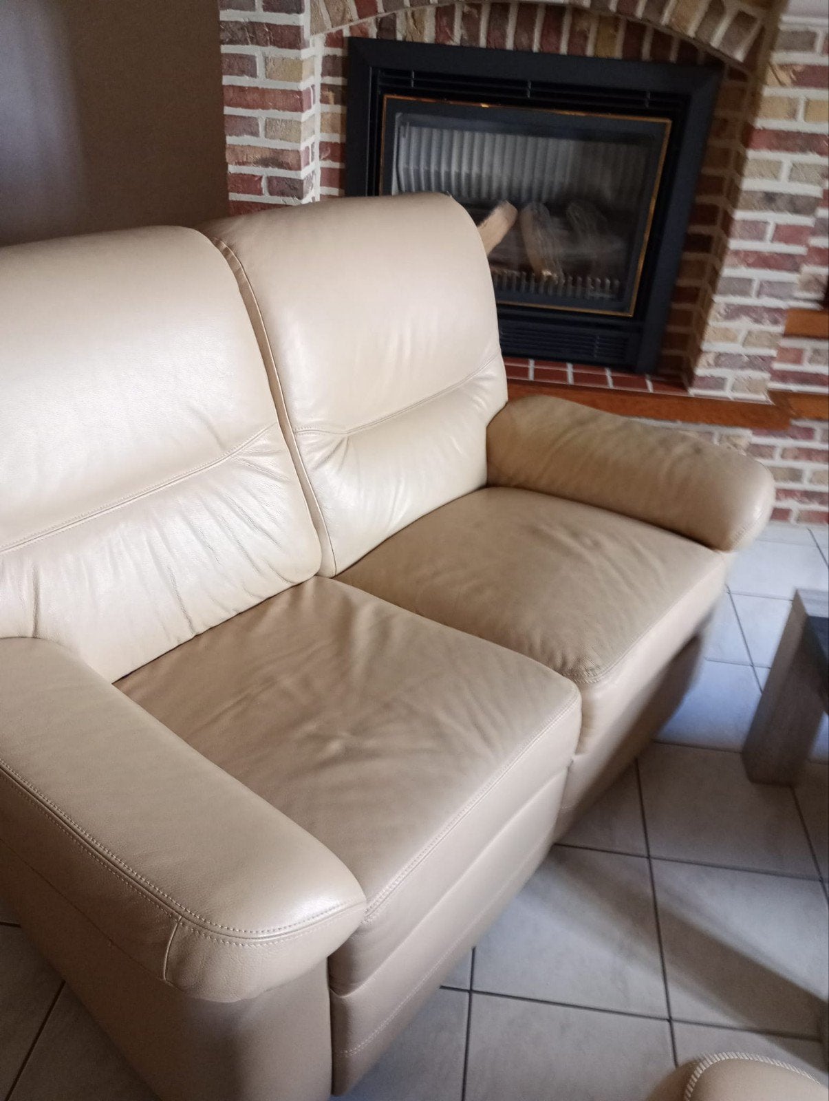 3 zit en 2 zit leder, Huis en Inrichting, Ophalen