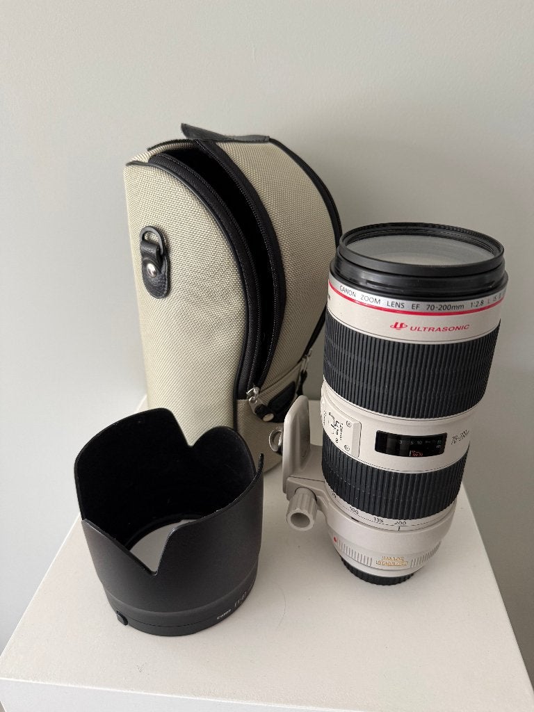 Canon EF 70-200 mm f/2,8 L IS II USM, Téléobjectif, Collier de trépied, Utilisé, 200 mm