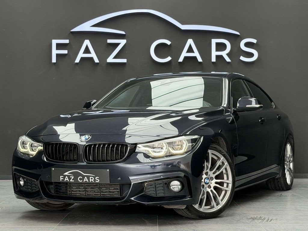 BMW 418 Gran Coupé dA * PACK M + CUIR + JANTES + GARANTIE, Auto's, BMW, Automaat, Achterwielaandrijving, 4 cilinders, Zwart