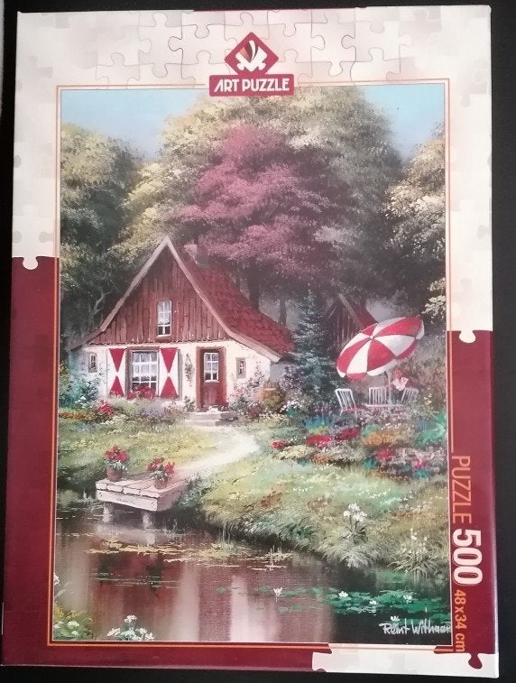 Art puzzel 500 stuks, Ophalen of Verzenden, 500 t/m 1500 stukjes, Zo goed als nieuw, Legpuzzel