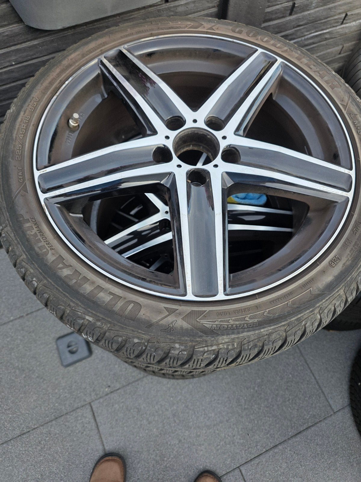 Winterset mercedes, Auto-onderdelen, Banden en Velgen, Ophalen, Band(en)