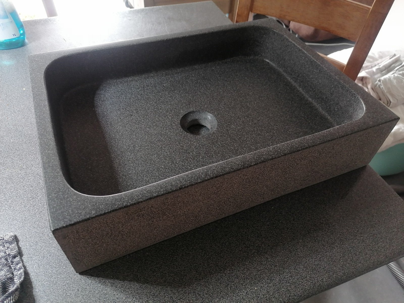 granieten wasbakken, Ophalen