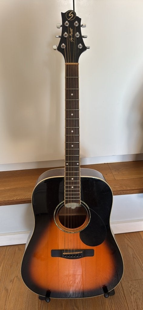 Guitare Greg Bennett (très bonne condition) + housse + stand, Muziek en Instrumenten, Ophalen of Verzenden, Zo goed als nieuw