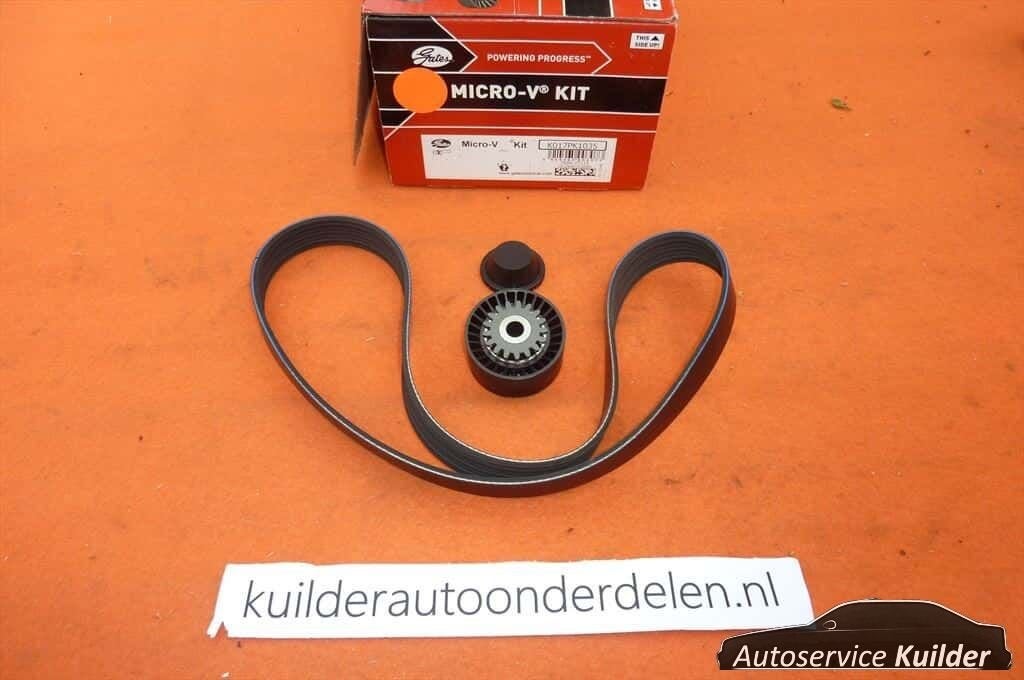 Multiriem + Spanrol Renault Modus Clio Twingo 1,2 16v Gates, -, Renault, -, Nieuw