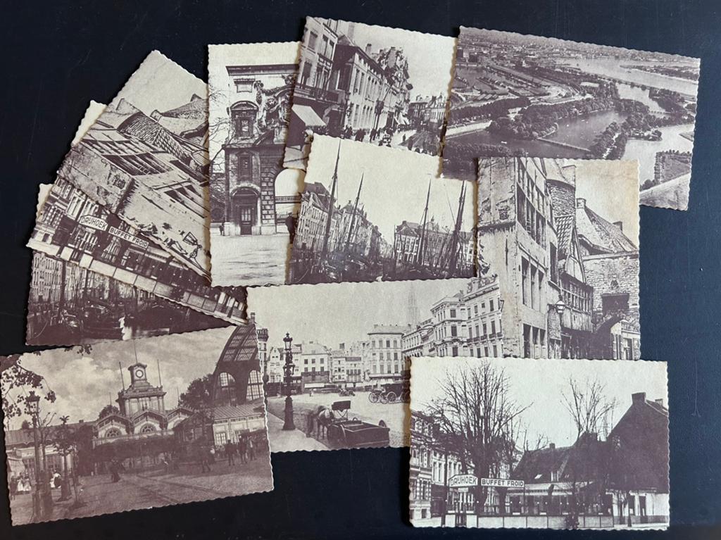 Set kaartjes oud Antwerpen, Verzamelen, Foto's en Prenten, Ophalen, Zo goed als nieuw