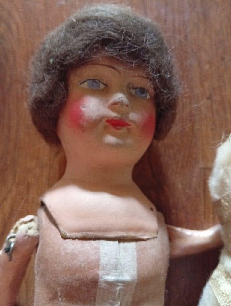 Deux charmantes petite poupées vintage, Ophalen, Zo goed als nieuw, Pop