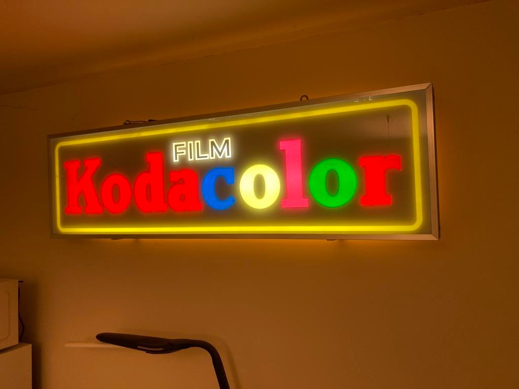 Vintage Lichtreclame, Ophalen, Gebruikt, Lichtbak of (neon) lamp