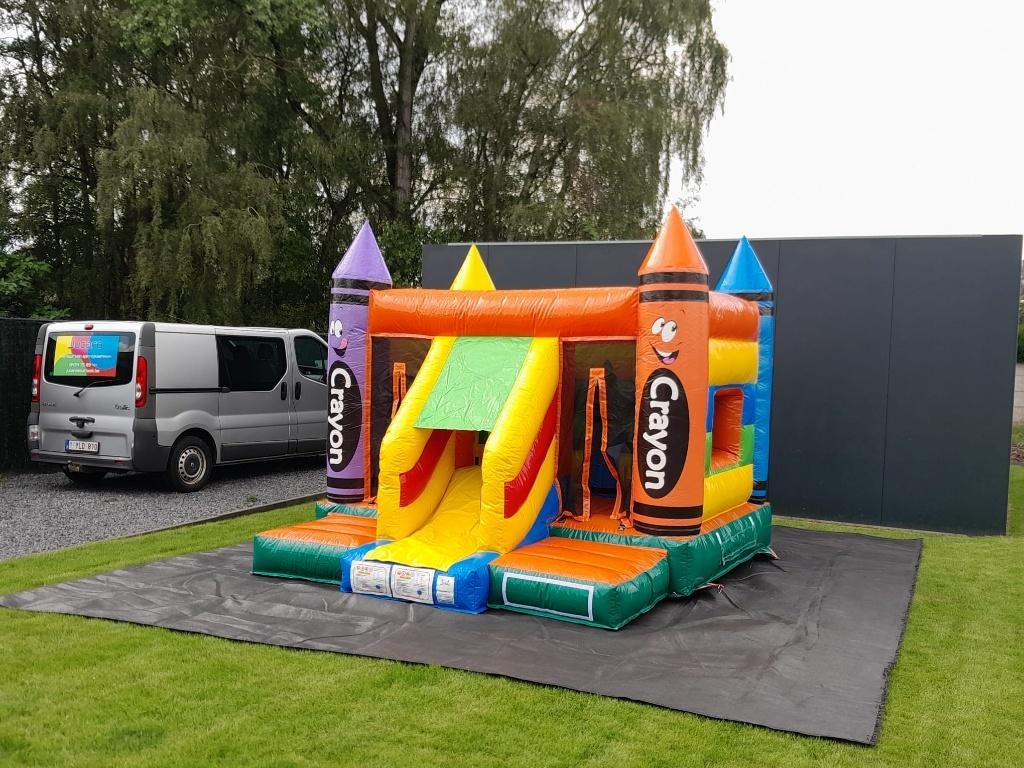 Kleurtjes springkasteel te huur, Ophalen