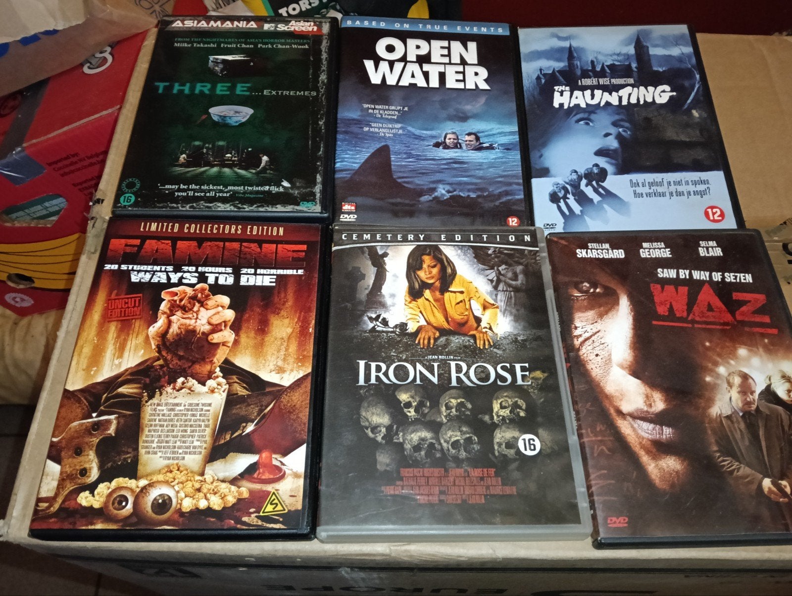 horror dvd's verschillende titels, CD & DVD, Enlèvement ou Envoi, Utilisé