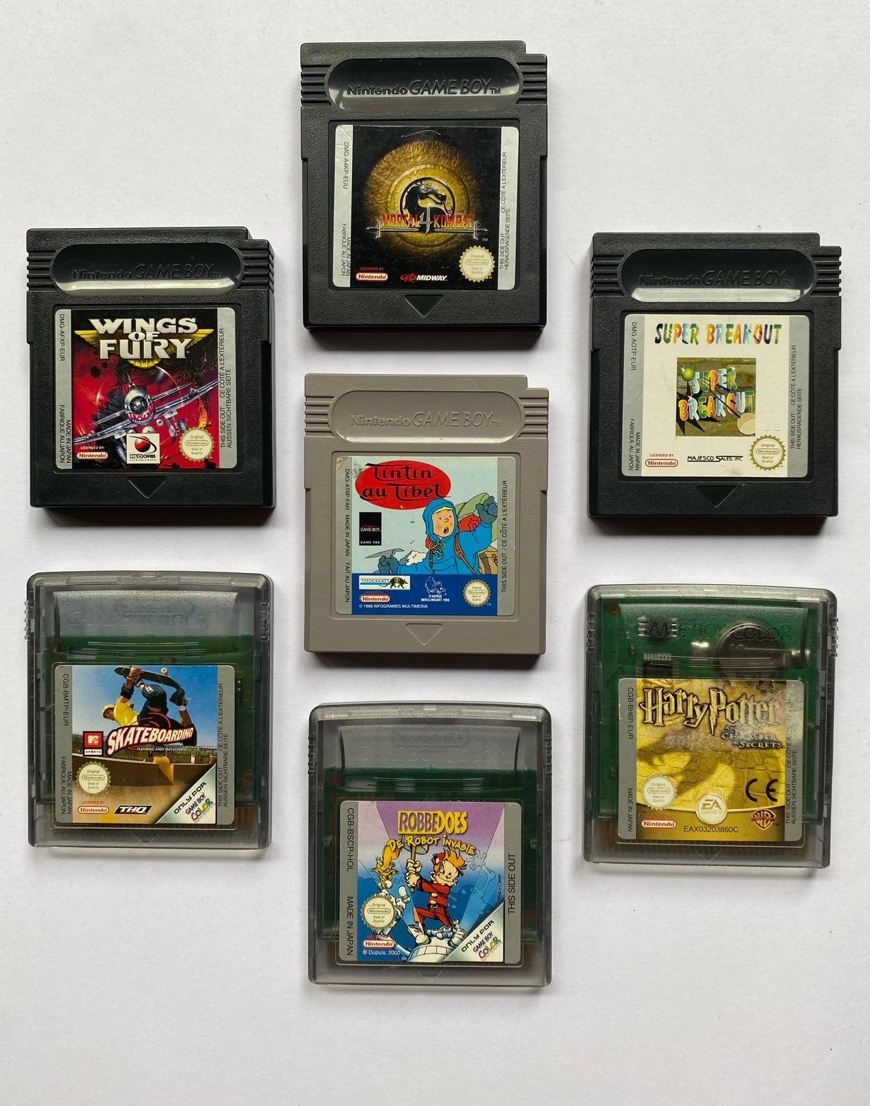 Lot de 7 jeux Game Boy (couleur) testés, Enlèvement ou Envoi, Utilisé, Autres genres