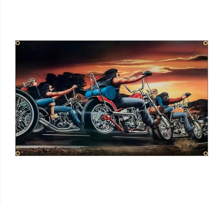 Grote vlaggen West Coast Choppers (150x90cm), Ophalen of Verzenden, Nieuw