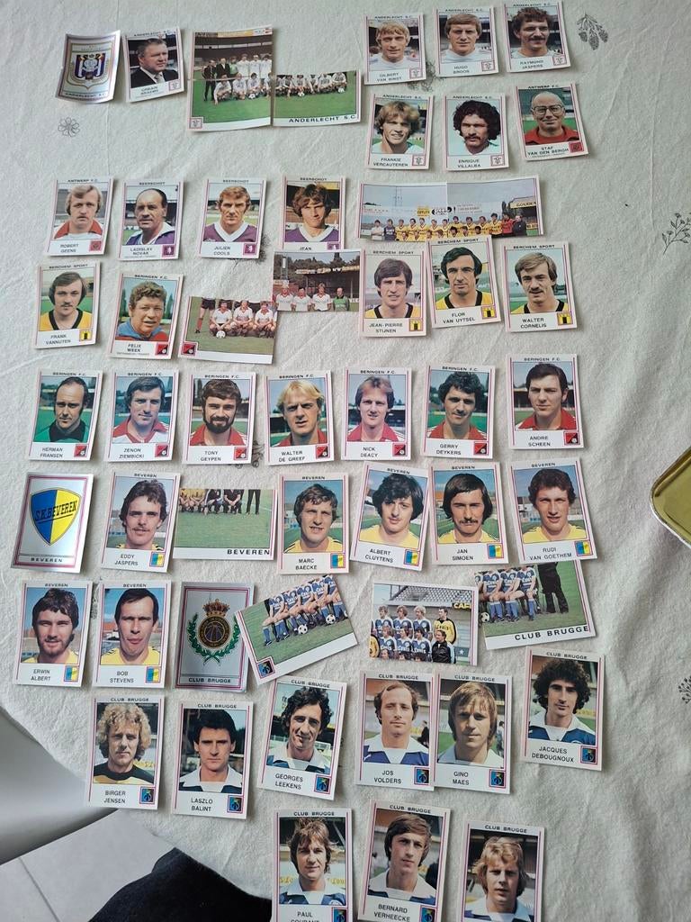 Autocollants Panini football 80, Enlèvement ou Envoi