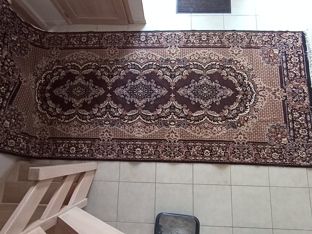 Tapijt, Huis en Inrichting, Ophalen, Gebruikt, Bruin, 150 tot 200 cm
