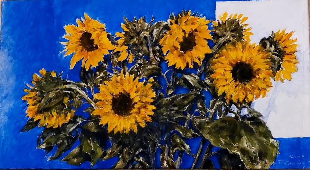 Zonnebloemen, Antiek en Kunst, Ophalen