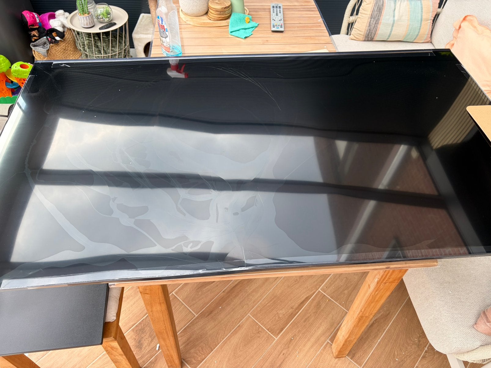 LG 65QNED defect, Audio, Tv en Foto, Televisies, Ophalen, Zo goed als nieuw, LG