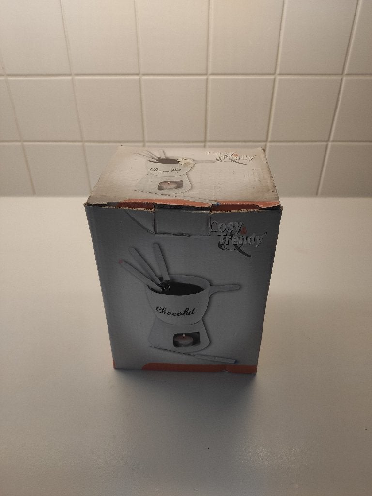 Cosy & Trendy chocoladefondue 3 stuks, 5 € per stuk., Ophalen, Overige merken, Overige typen, Zo goed als nieuw