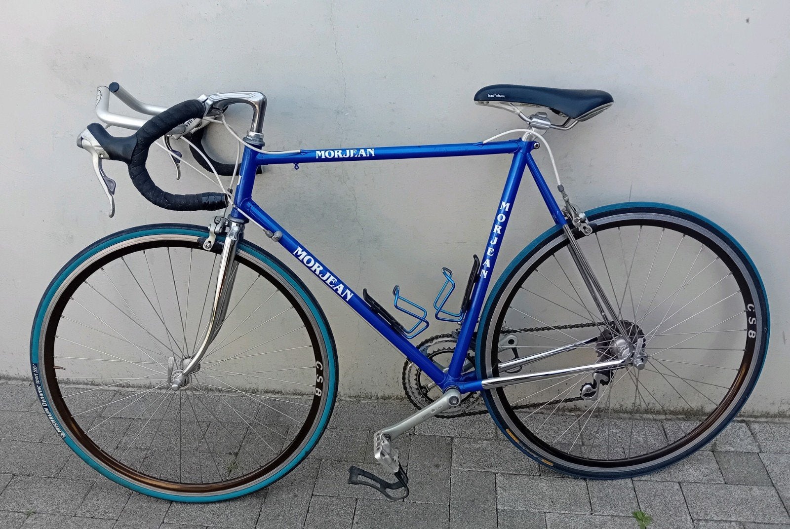 Vélo de route rétro en acier Morjean 28 pouces 2x7 vitesses, Vélos & Vélomoteurs, Autres marques, 10 à 15 vitesses, Frein sur jante