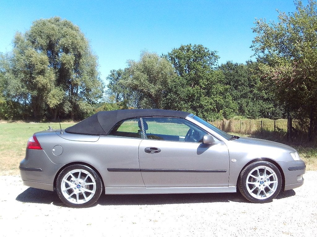 SAAB 9-3 Cabrio Vector BENZINE 150PK TURBO 18"Alu GPS TOP, Autos, Cuir, Argent ou Gris, Achat, 110 kW