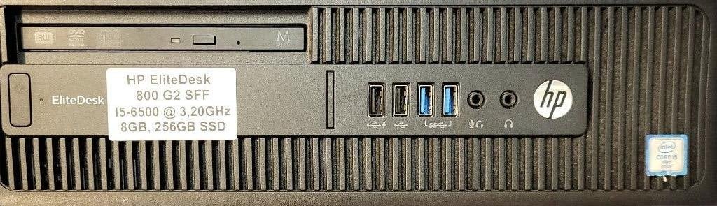 9 x hp elitedesk 800g2 i5-6500 3,2ghz 8gbmem, SFF, Informatique & Logiciels, Enlèvement ou Envoi, 8 GB, 8 GB, HP EliteDesk