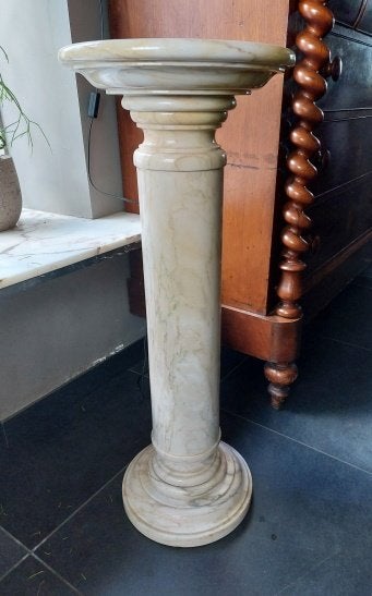 Support pour plantes à colonne en marbre LK, Antiquités & Art, Enlèvement