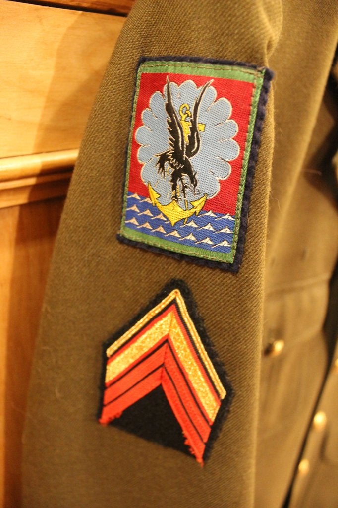 Zeer mooi uitgangsuniform Fusiller Marin Parachutiste, Ophalen of Verzenden, Landmacht, Kleding of Schoenen