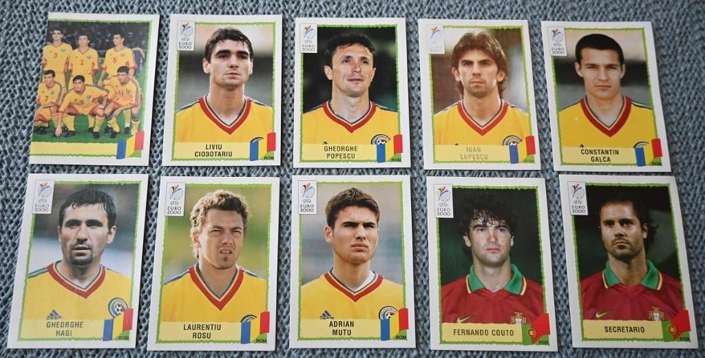 Autocollants Panini Euro 2000/122 avec dos noir, Enlèvement ou Envoi, Comme neuf, Affiche, Image ou Autocollant
