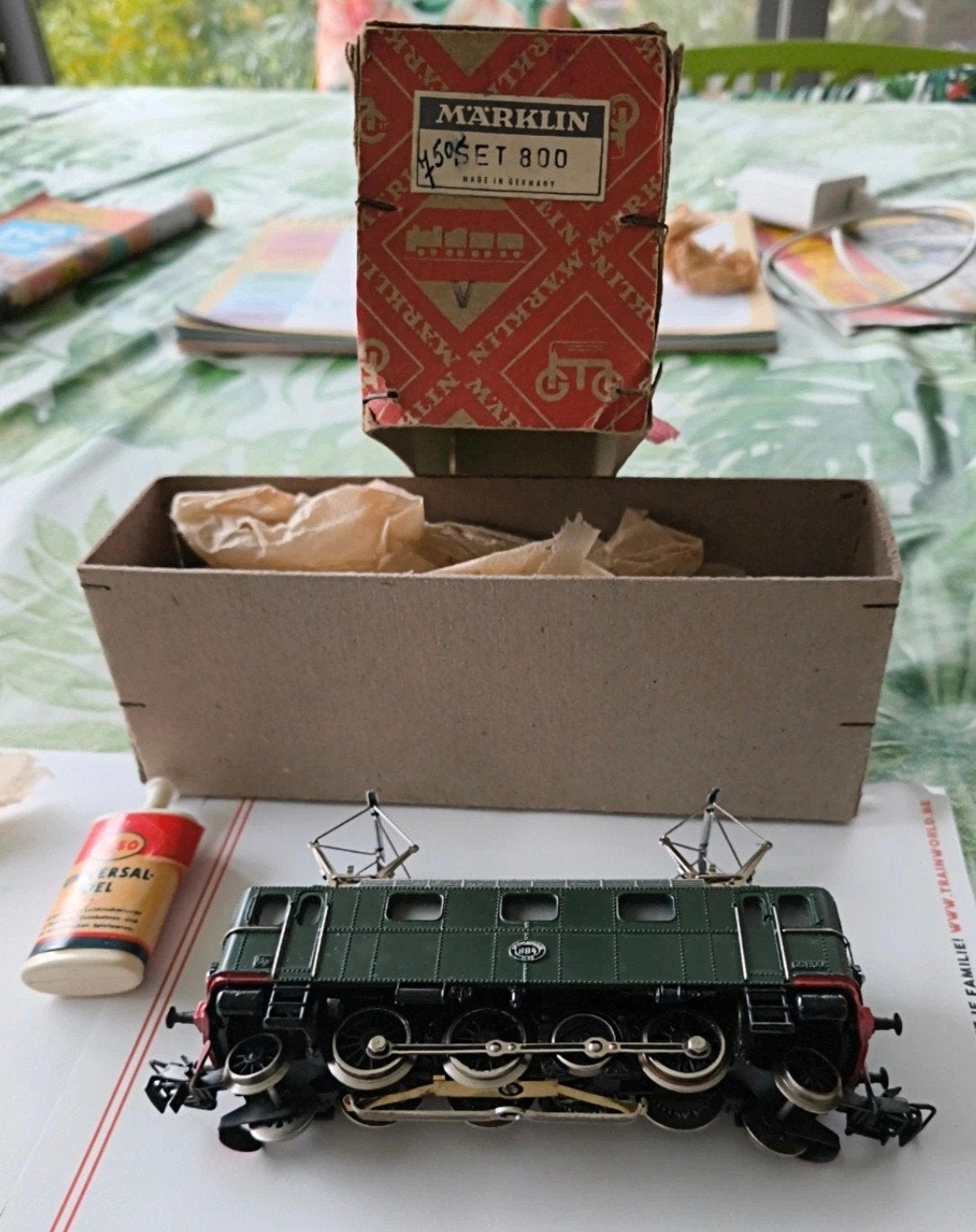 Märklin 3019 / GS800 Type 884 groene Locomotief, Hobby & Loisirs créatifs, Enlèvement ou Envoi, Comme neuf, Locomotive, Märklin