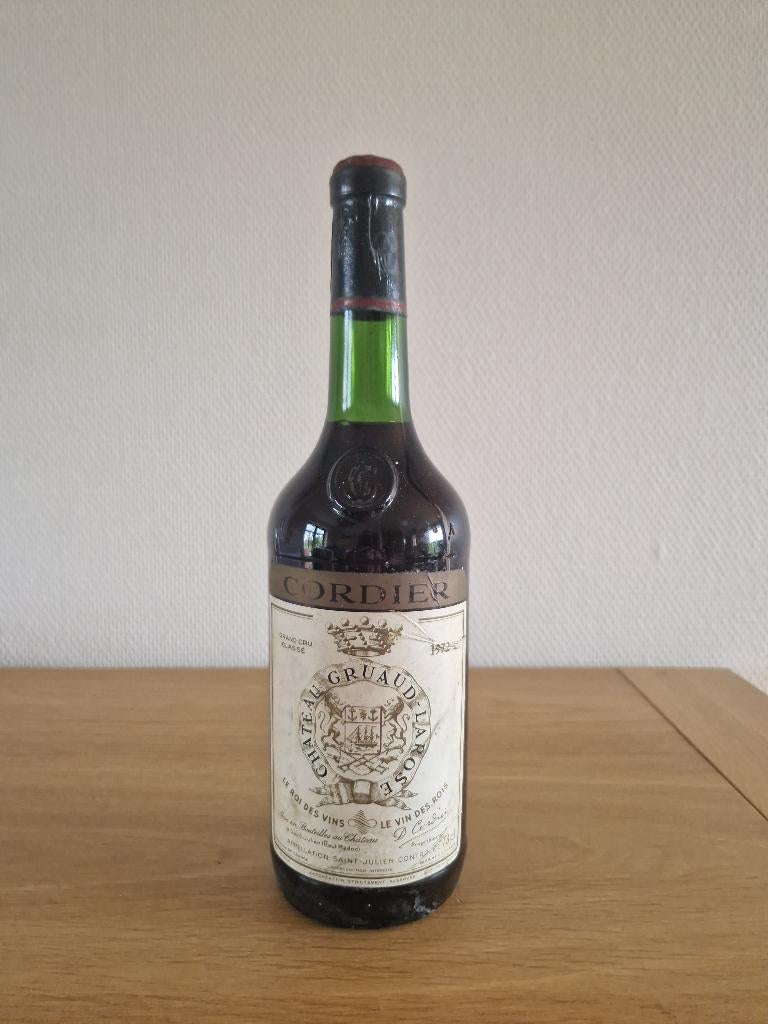 CHATEAU GRUAUD-LAROSE Grand Cru Classé - 1972 - Saint Julien, Verzamelen, Wijnen, Nieuw, Rode wijn, Frankrijk, Vol, Ophalen of Verzenden